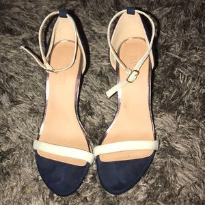 Blue and mint forever 21 heels, ankle strap
